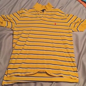 Polo Yellow Striped Shirt